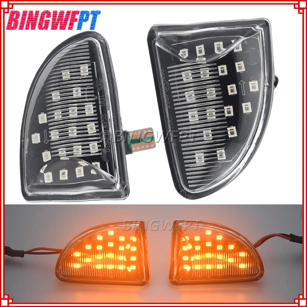 

LED Dynamic Side Marker Light Turn Signal Lights For Smart Fortwo 451 MK1 & MKII 2007-2015