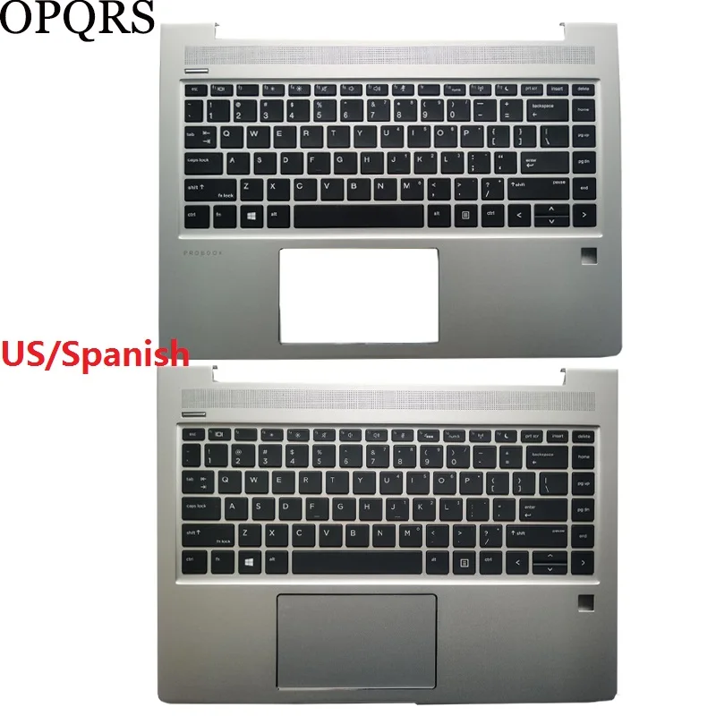 

NEW for HP Probook 440 G6 445 G6 440 G7 445 G7 US/Spanish Laptop Keyboard Palmrest Upper Cover