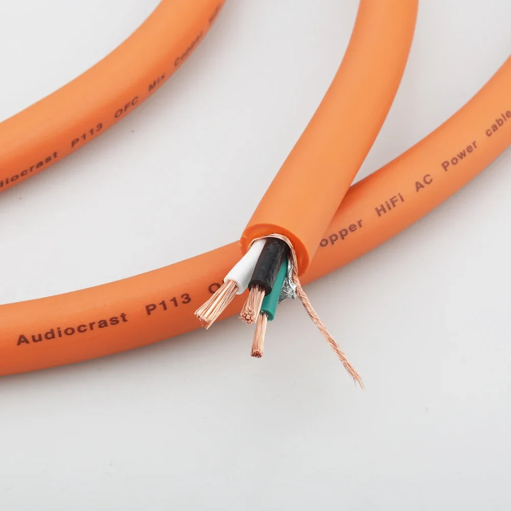 Audiocrast P113 6N OFC HIFI Hi-End аудио усилитель мощности кабель питания Signature Edition HiFi предусилитель провод питания