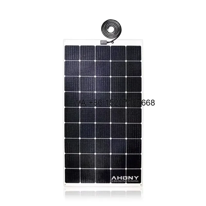 Wmwmnu for Sunpower ETFE Surface Walkable Flexible High Efficiency IBC 165W Solar Panel CE ROHS IP65 Waterproof for Boat