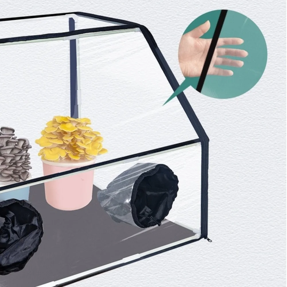 Kompakte Stille-Luft-Pilzbox mit elastischen Armmanschetten und belüfteten Gummiringöffnungen für saubere Handhabung – Detail 10