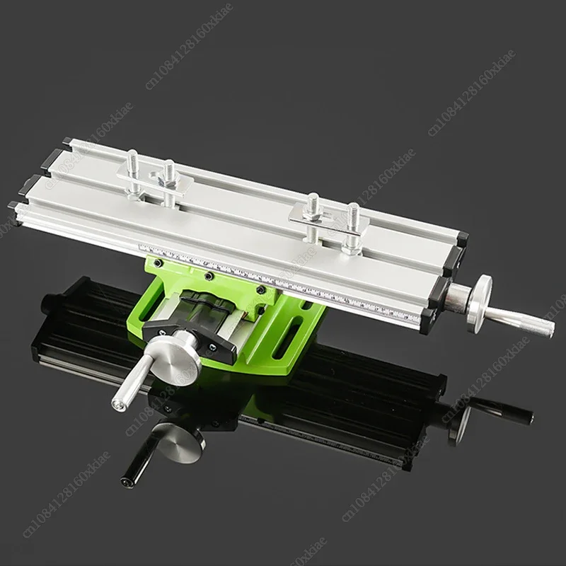 Worktable Milling Machine Working Slide Table Vise Fixture Adjustment Worktable With Plat Nose Pliers Adjustable X-Y 200-50mm