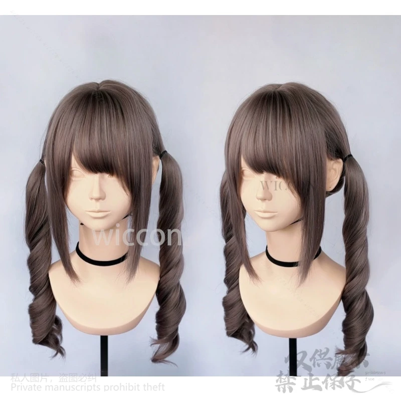 أنيمي Nyashka كوس اليابانية جيراي كي الفتيات تأثيري شعر مستعار اصطناعي لوليتا جميل الحلو Y2K عناقيد حفلة الهالوين كوس JK أغطية الرأس