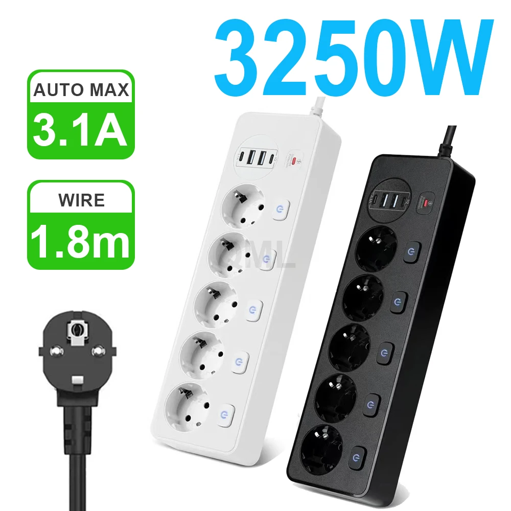 5 Ac Outlets Eu Cor…
