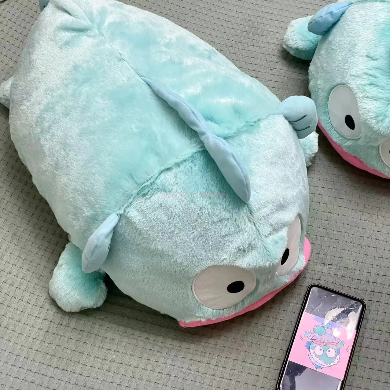 Kawaii hangyodon boneca de pelúcia lance travesseiro bonito dos desenhos animados peixe feio boneca de pelúcia brinquedos macio sofá almofada escritório decoração do quarto presentes