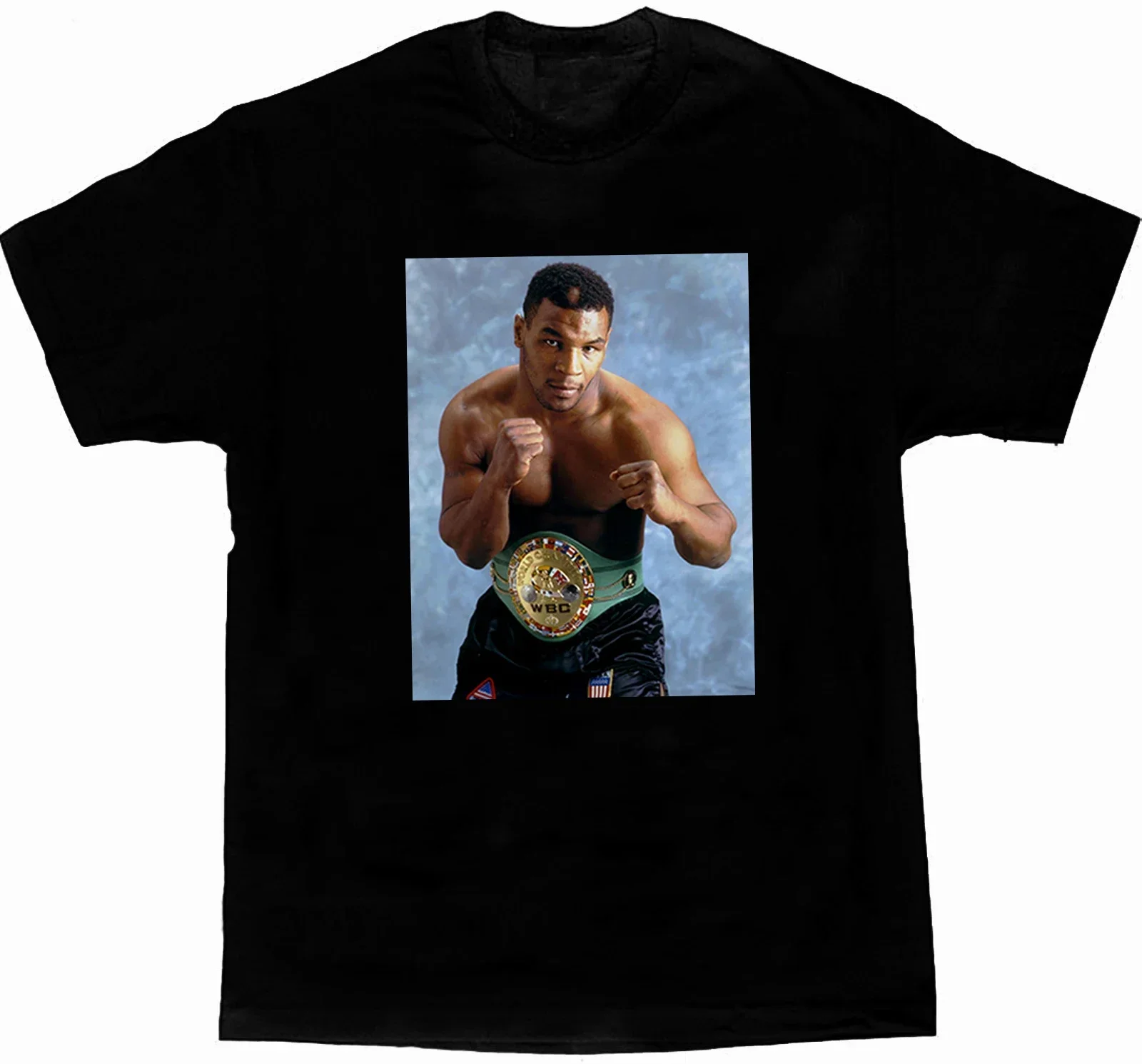 

Boxing Mike Tyson Poster Printed Casual T Shirt. Summer 100% Cotton Short Sleeve O-Neck Mens T Shirt New Size S-3XL
