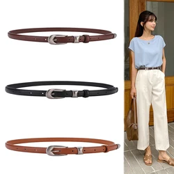 Ceinture en cuir vintage pour femmes, ceinture de cowboy pour femmes, taille haute, environnement pour dames, robes en jean