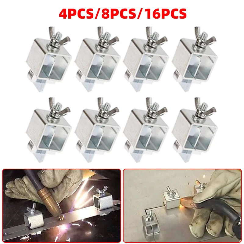Creamily Welding Clamps For Car Door Sheet Metal Butt Clamps Weld Clips Holder Welding Positioner For Car Door Skin Panel