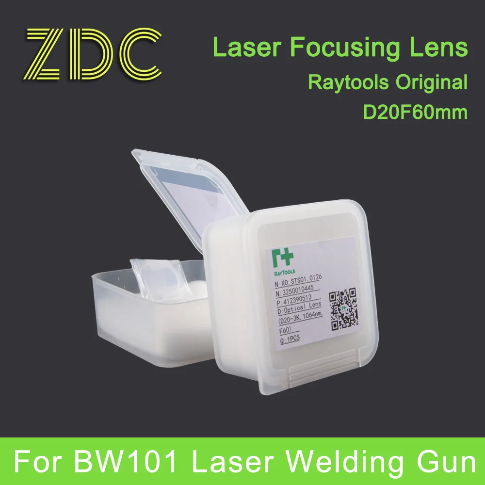 Raytools BW101-GS Original Collimating Lens D20F60 Focus Lens D20F150 D20F600 Plano Convex Lenses For BW101 Laser Welding Gun