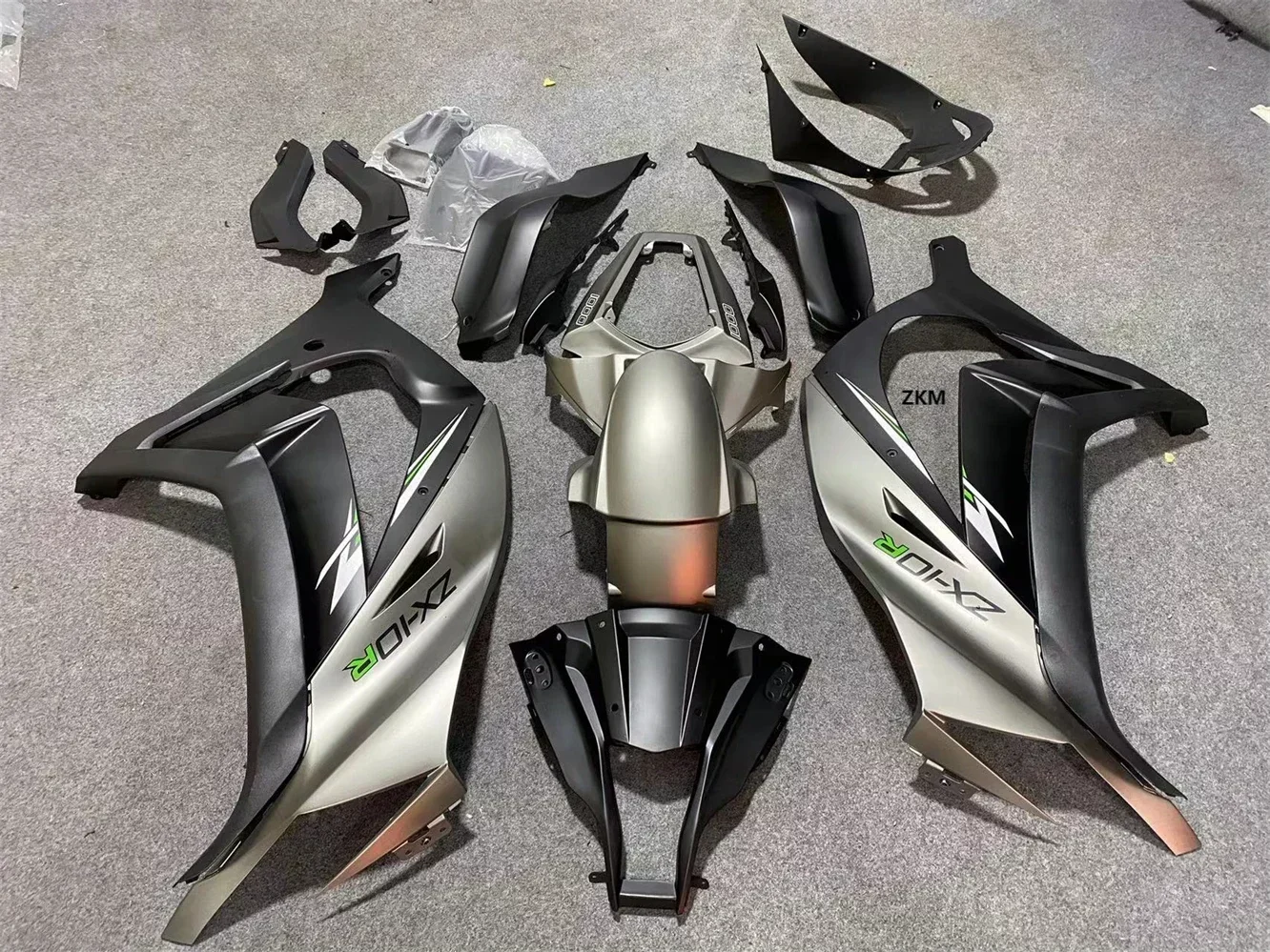 

injection Fairings kit for ZX-10R 2011 2012 2013 2014 2015 grey ZX-10R 11 12 13 14 15 ABS bodywork kit motorcycle panels