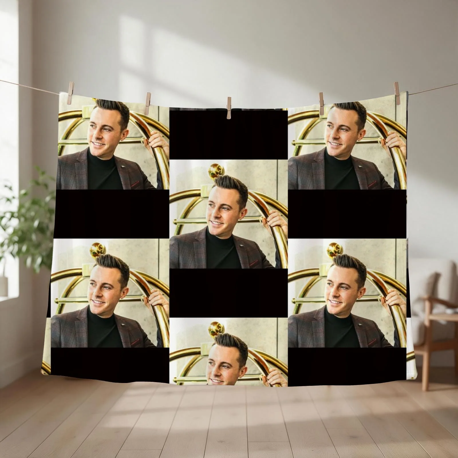 Nathan Carter Cool Pose Classic Throw Blanket
