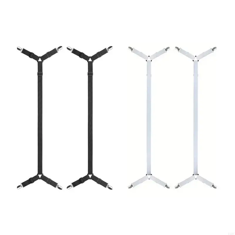 

Multipurpose Bed Sheet Stabilizers Adjustable Elastic Bed Sheet Tensioners Clips