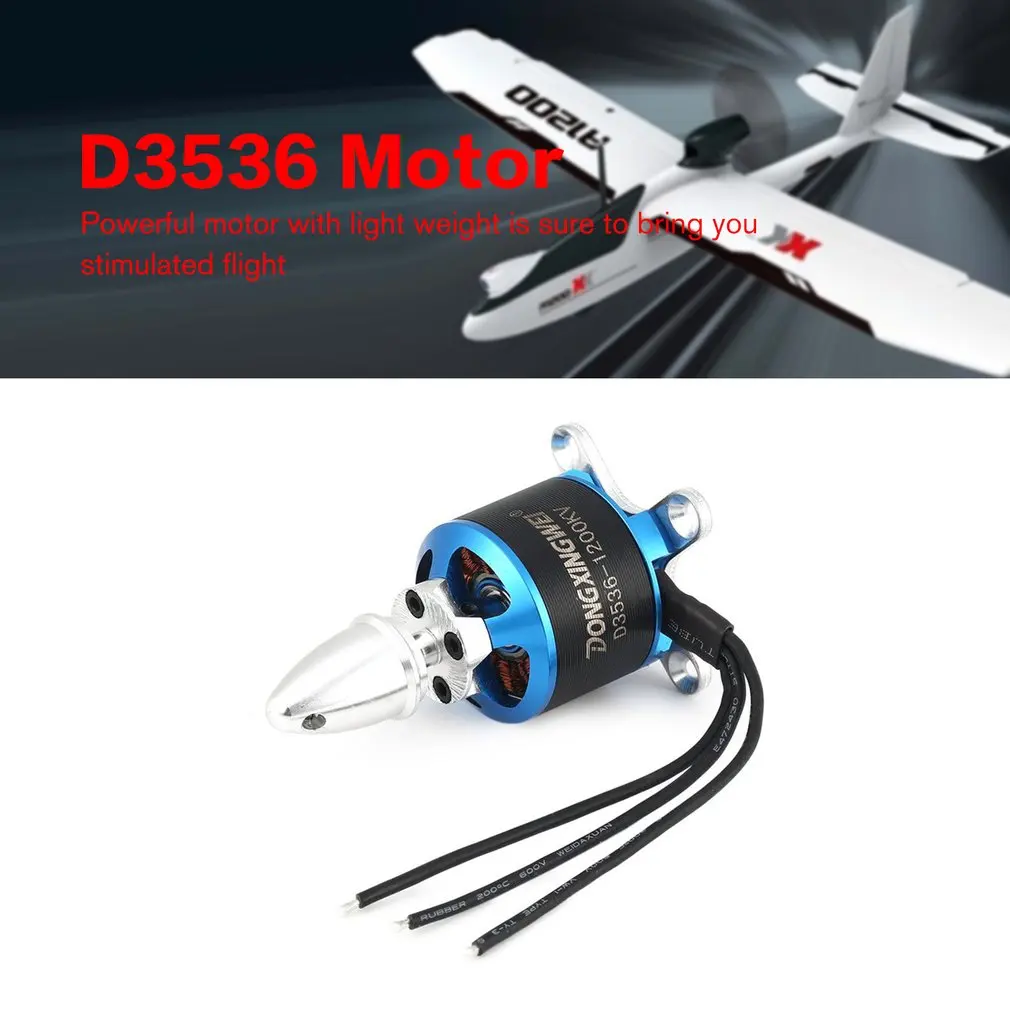 DXW D3536 1200KV 2-4S Brushless Motor For RC FPV Fixed Wing Airplane Aircraft 2000mm 2M Skysurfer FPV Glider Plane Spare Parts