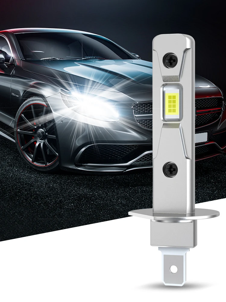 XSTORM H1 LED-Scheinwerfer Canbus 120W 20000LM LED H1 Nebelscheinwerfer 6000K Auto-Scheinwerfer Auto-Dioden-Nebellampe 12V Weiße Lampen