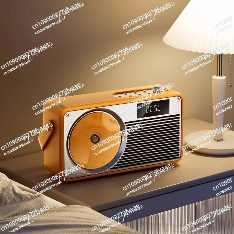 VS-02 مشغل أقراص مضغوطة ألبوم ريترو مشغل قرص منزلي خارجي راديو سمّاعات بلوتوث