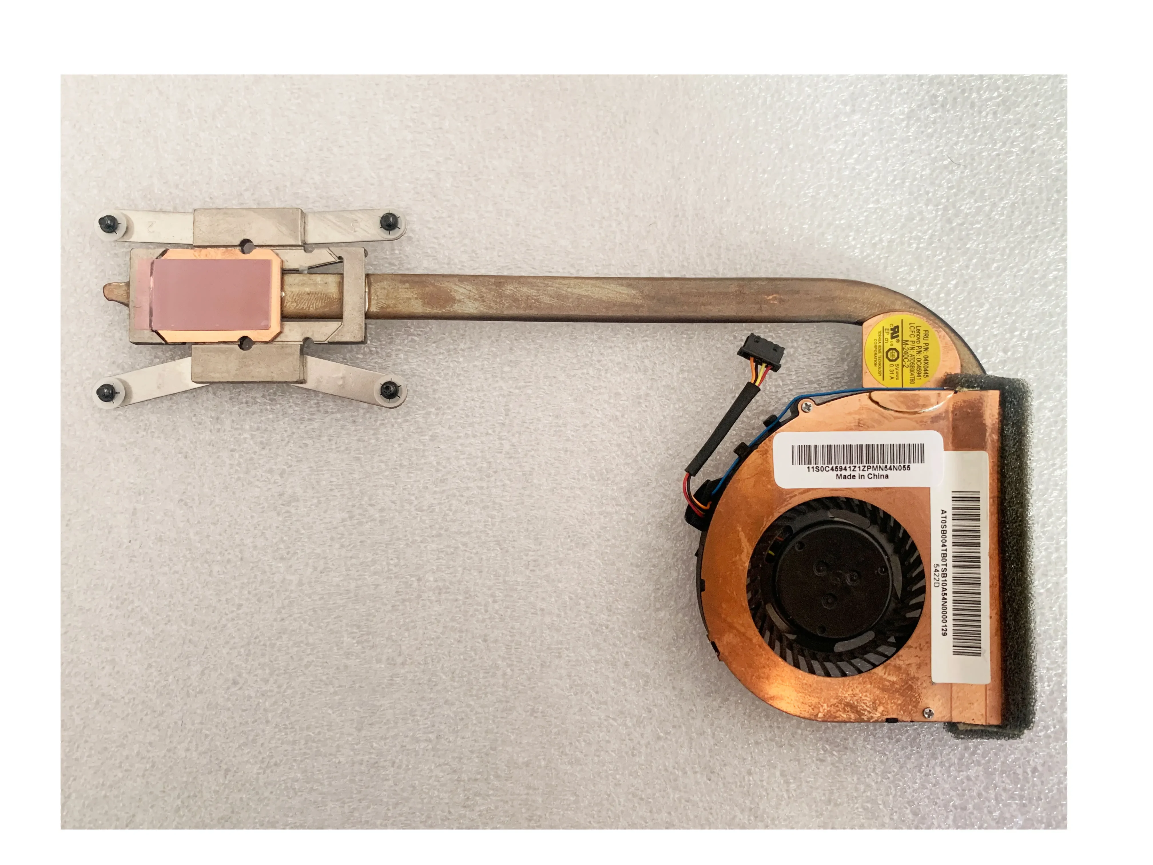 

Для Lenovo Thinkpad T440S T450S вентилятор, комплект радиатора, дисплей, медная трубка 04X0445 04X1850