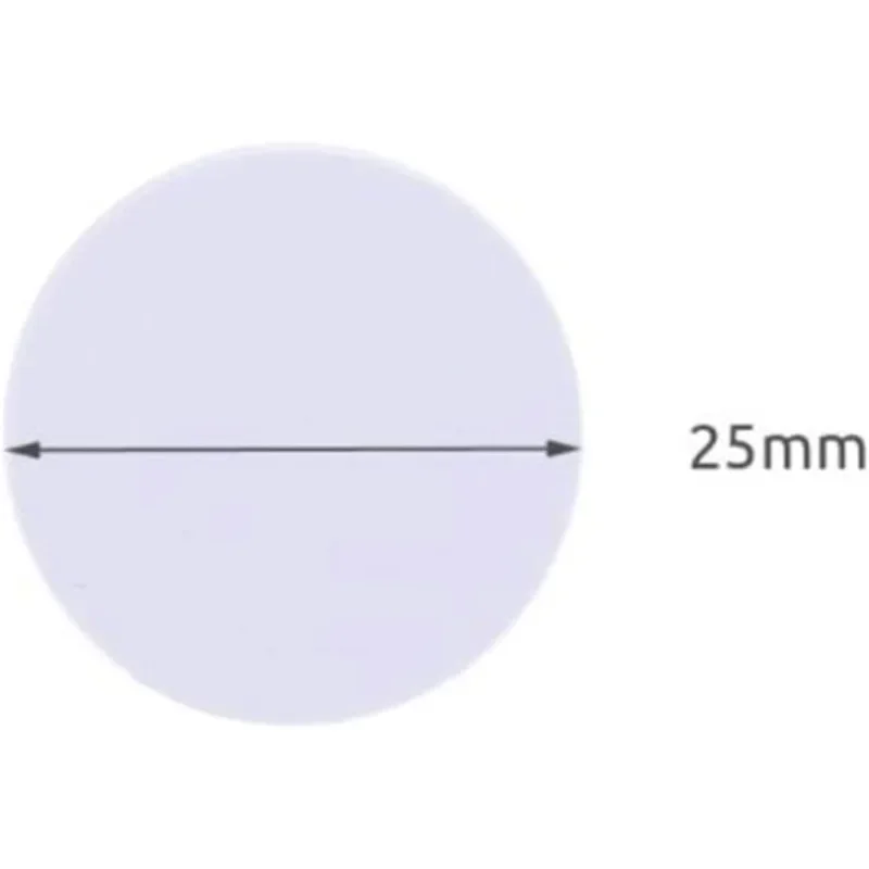 10-100 Pcs 13.56MHz NFC NFC 215 Coin Tag Card Label RFID Ultralight Tags Labels 25 mm Diameter 540 Bytes