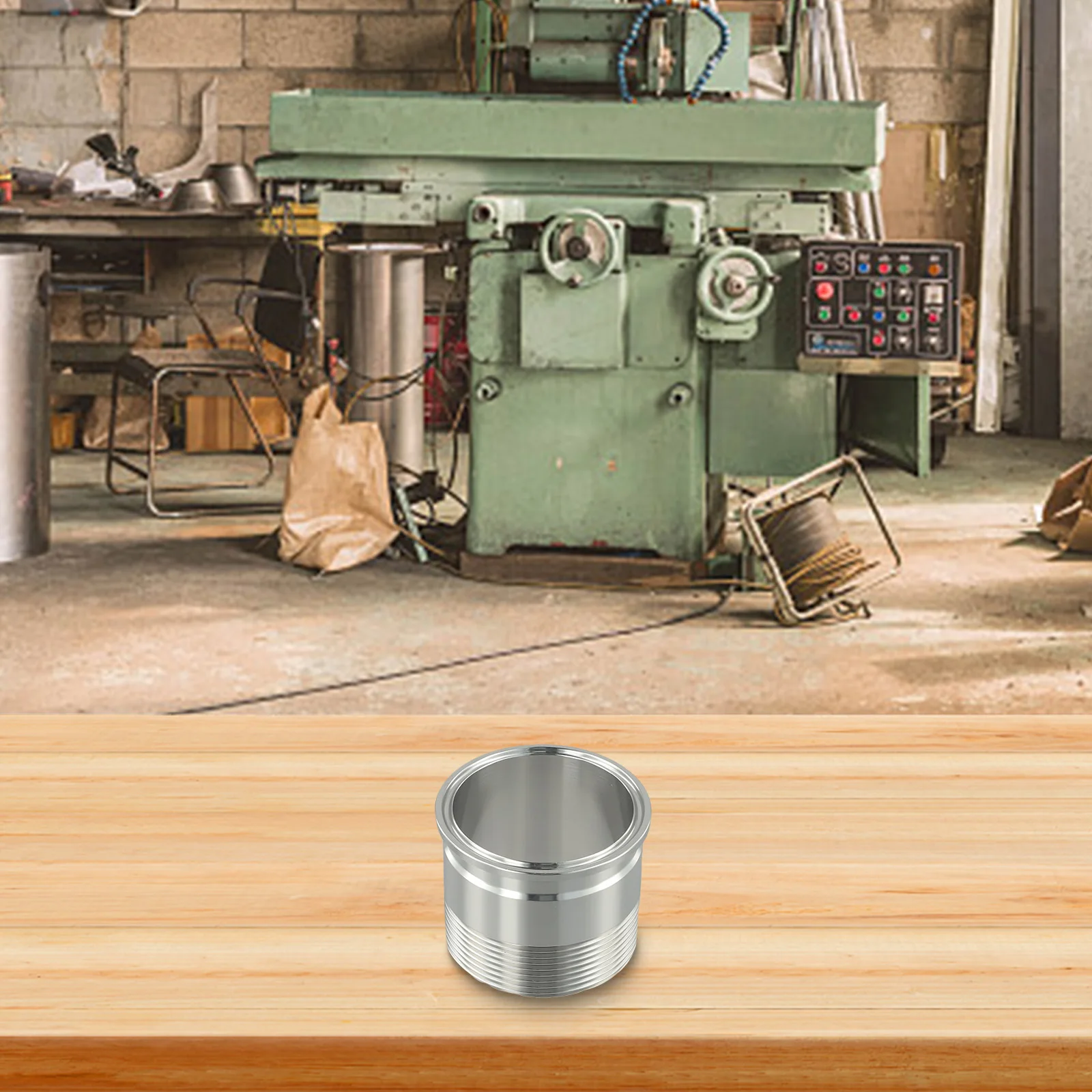 For Heavy-Duty Applications As Shown Tri Clamp Adapter Tapered Threads For Secure Fit Leak-Free Connection NPT Compatibility