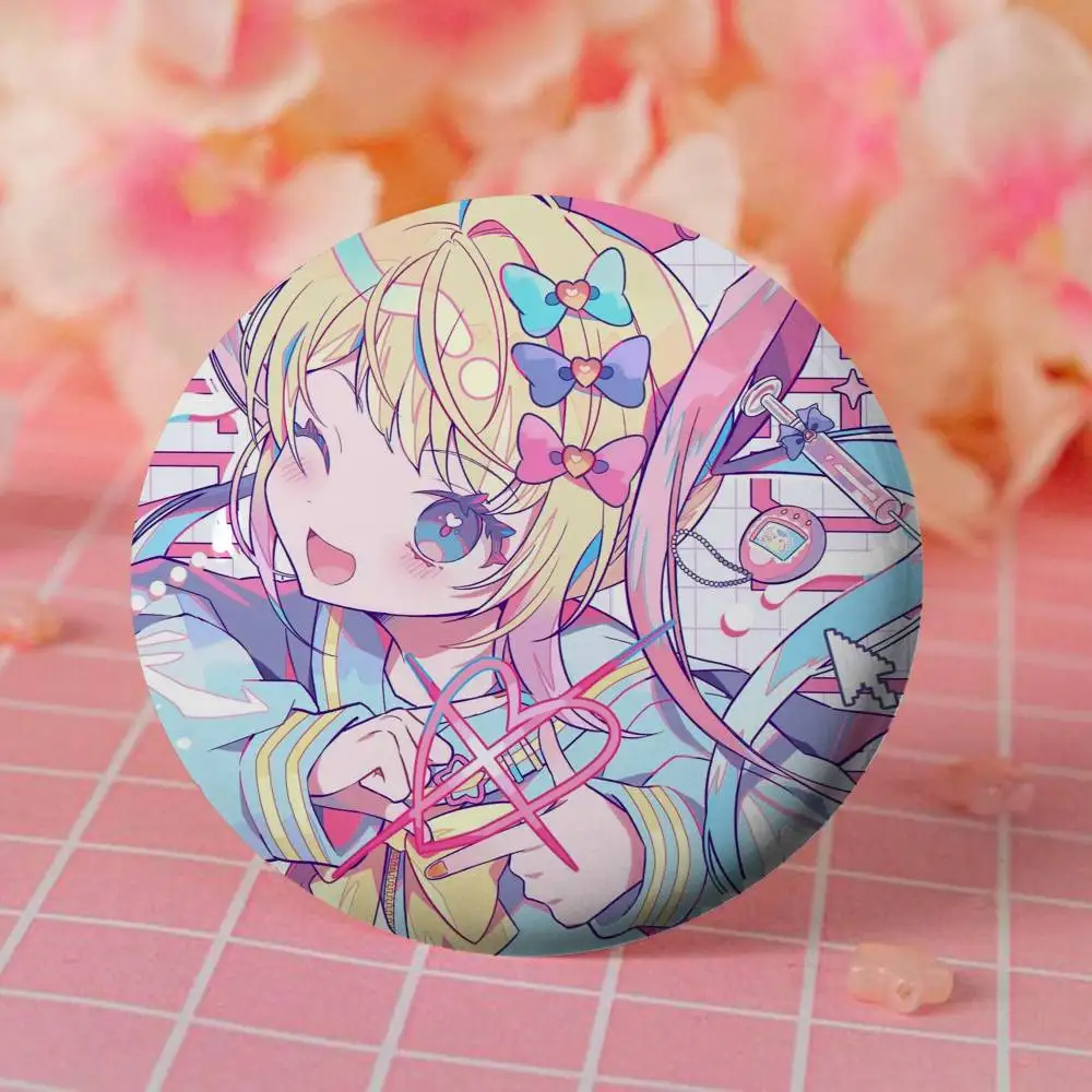 NEEDY GIRL OVERDOSE Badges Tinplate Soft Button Pin Brooch Metal Badge Custom Jewelry Accessories Hat Bag Lapel