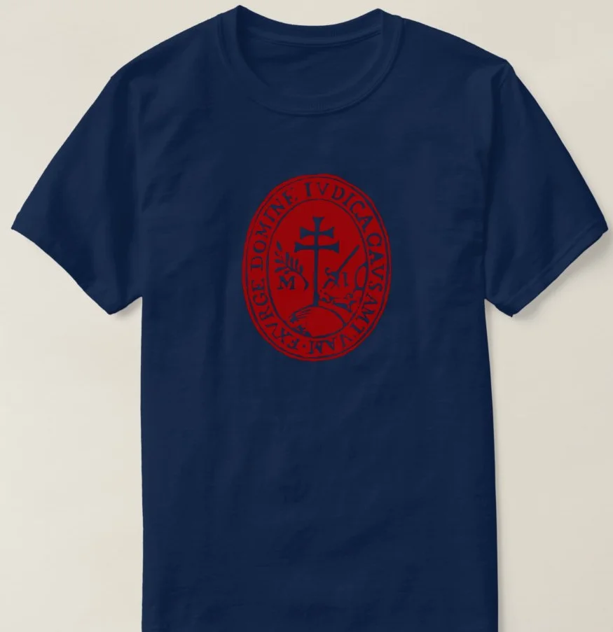 New Spain Holy Office of The Inquisition Dark Red Seal T Shirt. Short Sleeve 100% Cotton Casual T-shirts Loose Top Size S-3XL