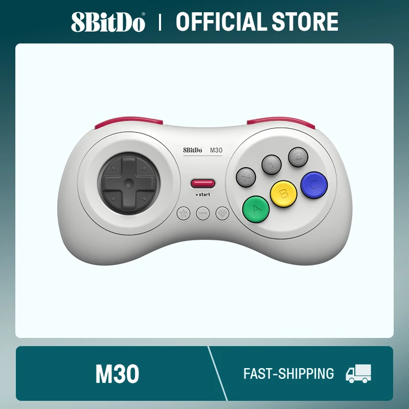 8Bitdo M30 Bluetooth Gamepad for Nintendo Switch PC macOS and Android with Sega Genesis  Mega Drive Style