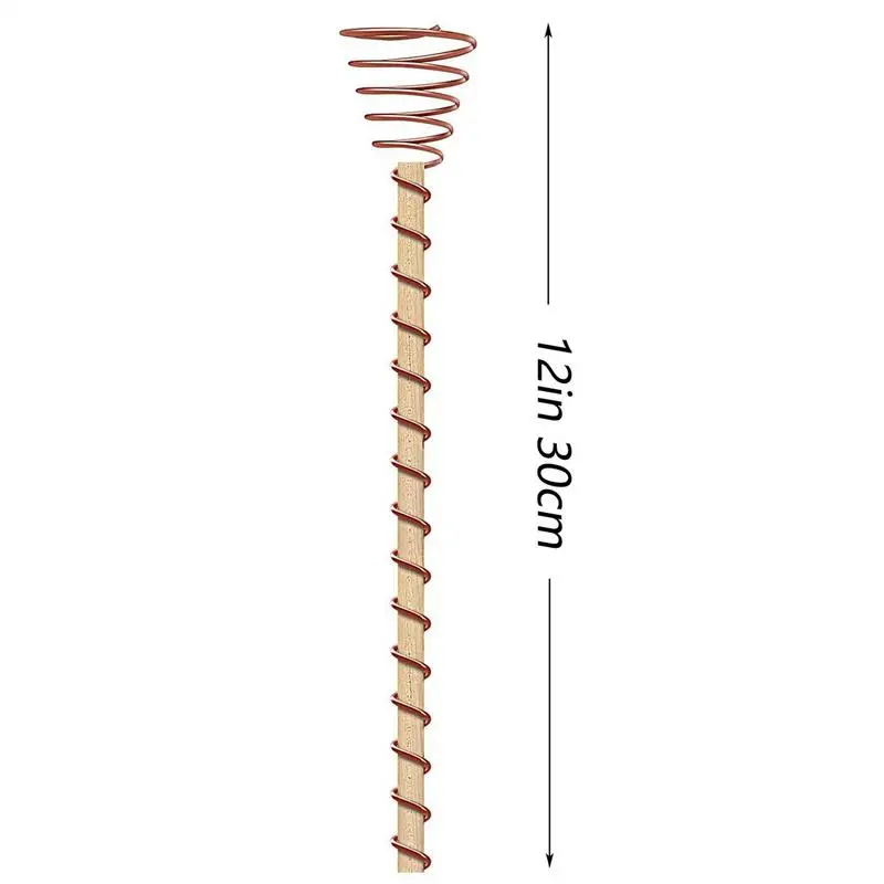 6 قطعة نباتات الثقافة الكهربائية حصص حديقة النحاس لفائف هوائيات لزراعة حديقة الخضروات النباتية باستخدام #6