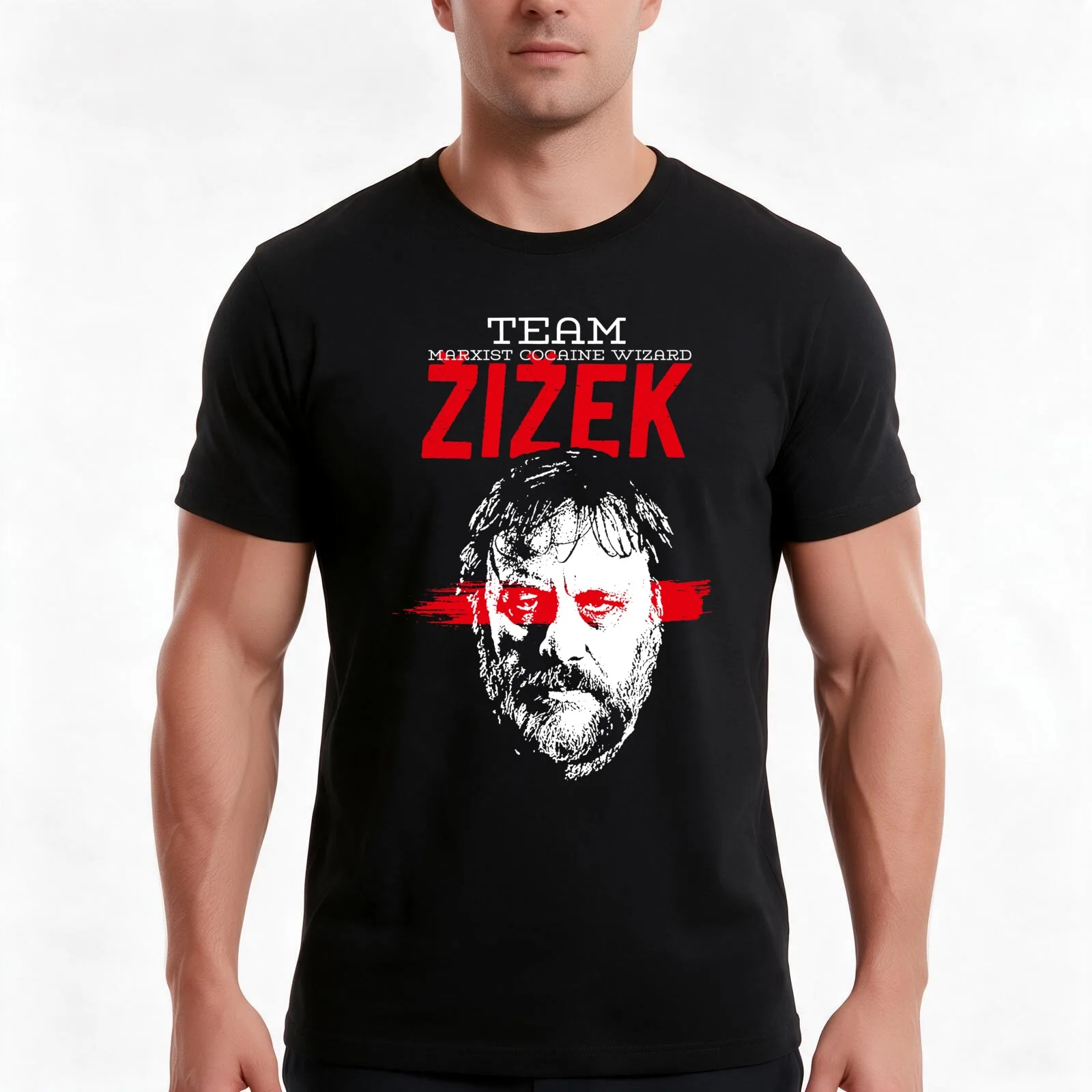 Team Zizek vs Peterson - Philosopher Debate T-Shirt, Summer Casual Cotton Tee, Oversized Streetwear Tops, Vintage Graphic Print
