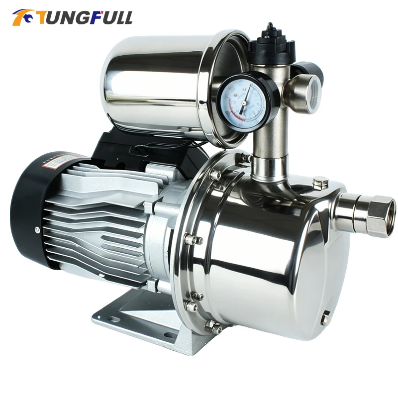 

High-Pressure Stainless Steel Water Pump, Automatic Self-Priming Booster Pump for Well & Tap Water, 550-1100W