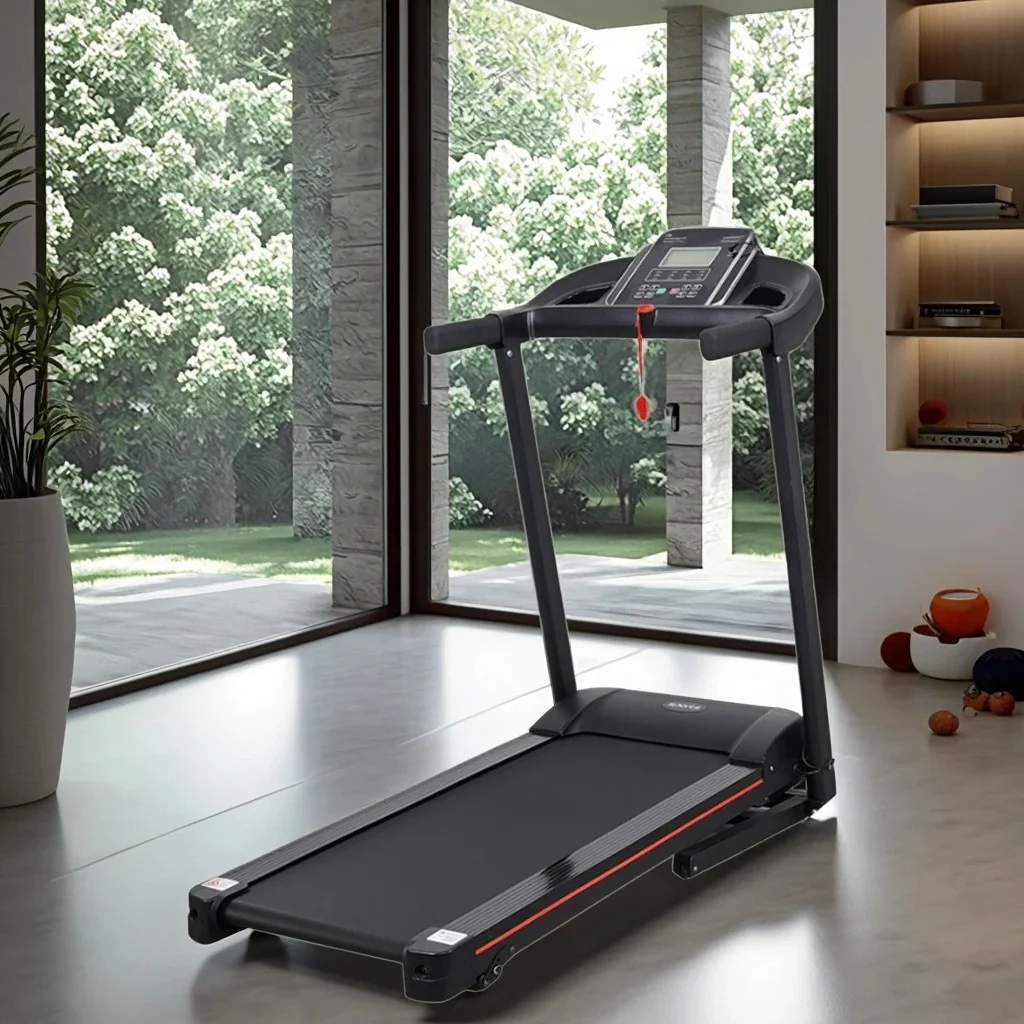 Unique Design Smart Foldable Treadmill with Safety Assurance and P1-P12 Modes for Home Use