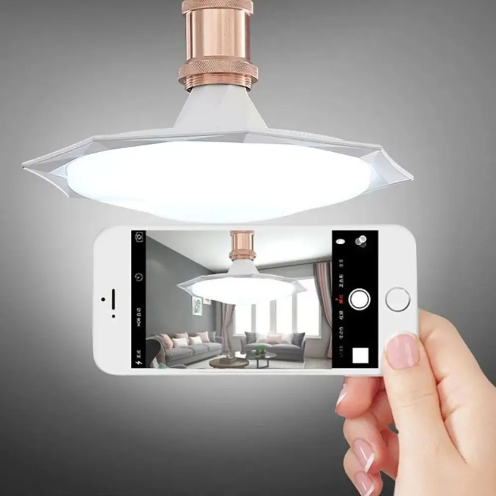 Энергосберегающая светодиодная лампа E27 круглой формы 40W 60W 80W 100W, суперяркая, холодный белый свет, для внутреннего освещения дома