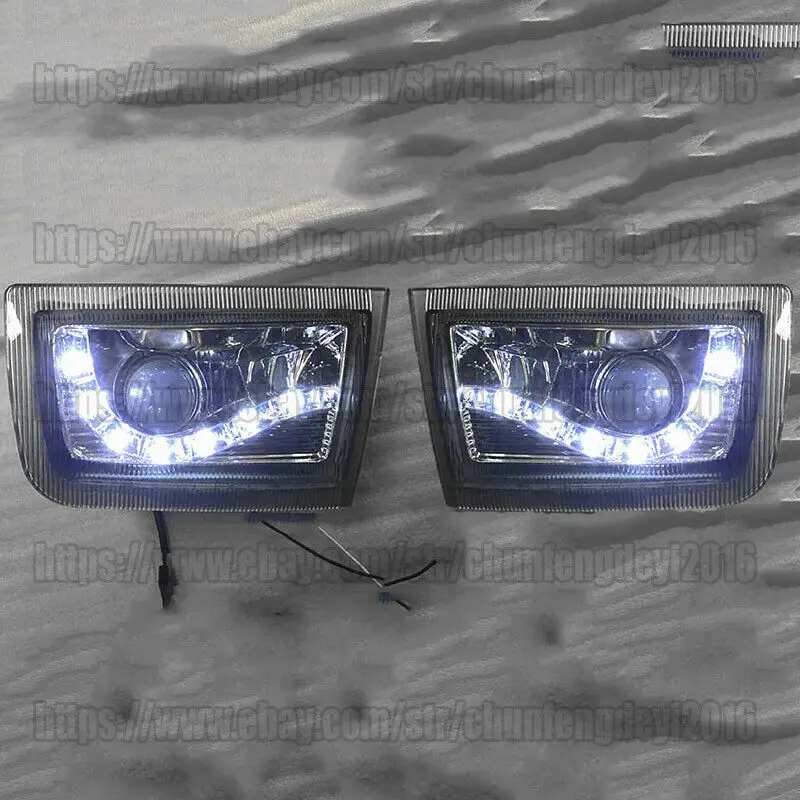 لتويوتا لاند كروزر برادو 90 LC90 FJ90 2700 3400 1997-2002 2 قطعة LED المصد الأمامي ضوء المصباح L + R
