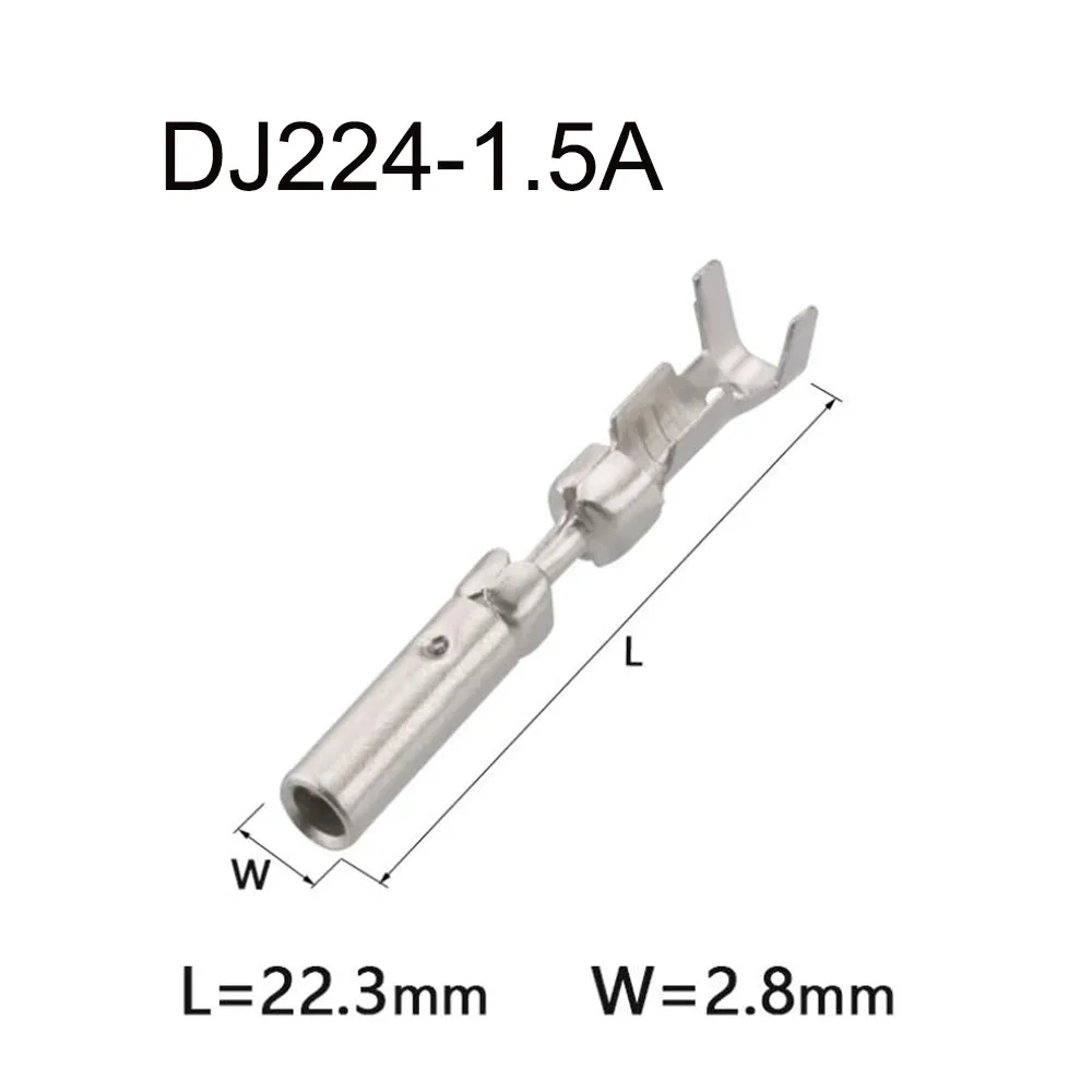 

1000PCS DJ224-1.5A Terminal connector brass pin Waterproof harness terminal cable socket