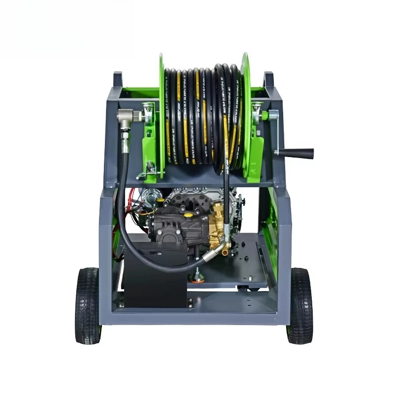 Wholesale 15Mpa 18Hp Single Cylinder Sewer Jetting Cleaner Industrial Pipe Drain Dredging Machine Municipal Drainage Equipment