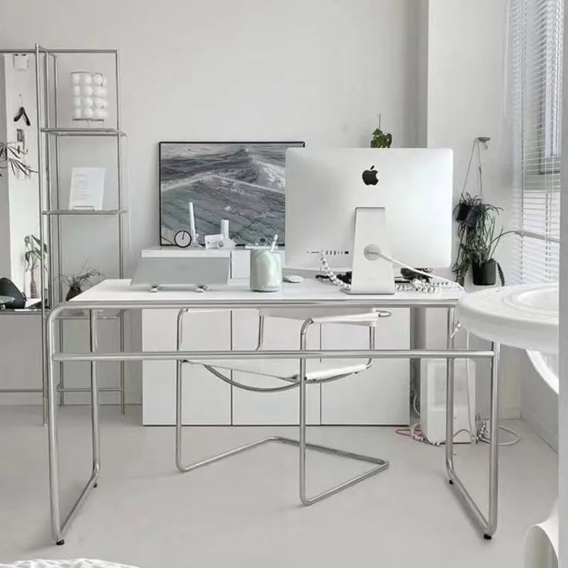 Italian simple multi-functional single-layer desk office minimalist desk household high-end single-layer desk computer desk