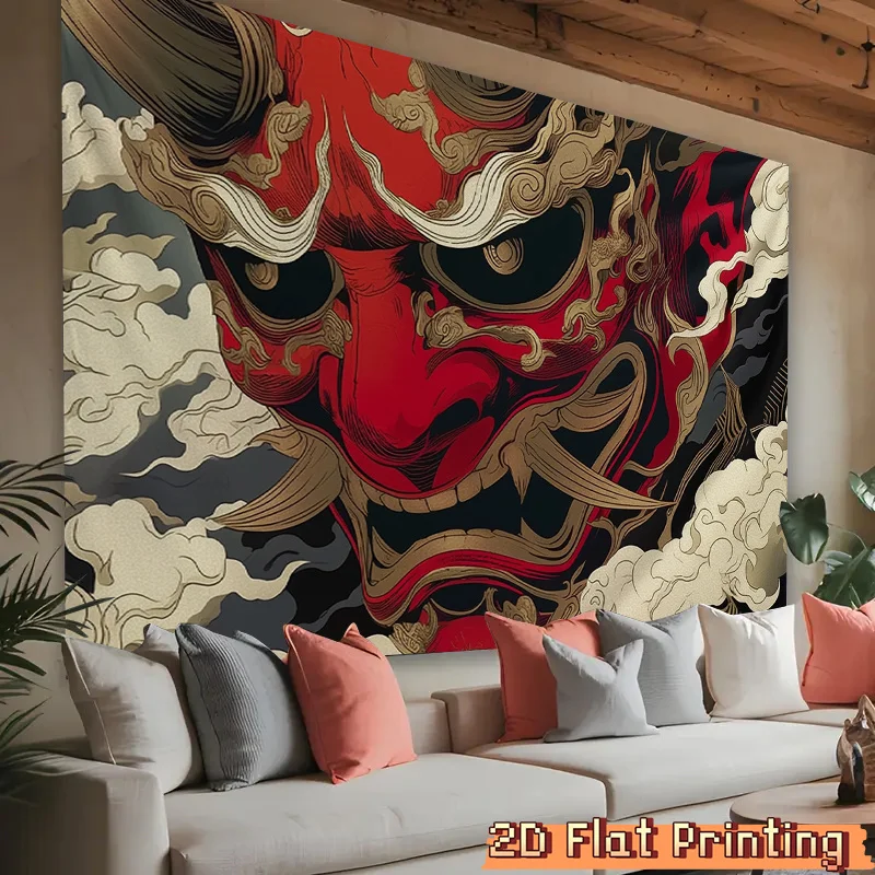 Japanese traditional art Digital printing polyester wall tapestry suitable for use in living rooms bedrooms offices bars party