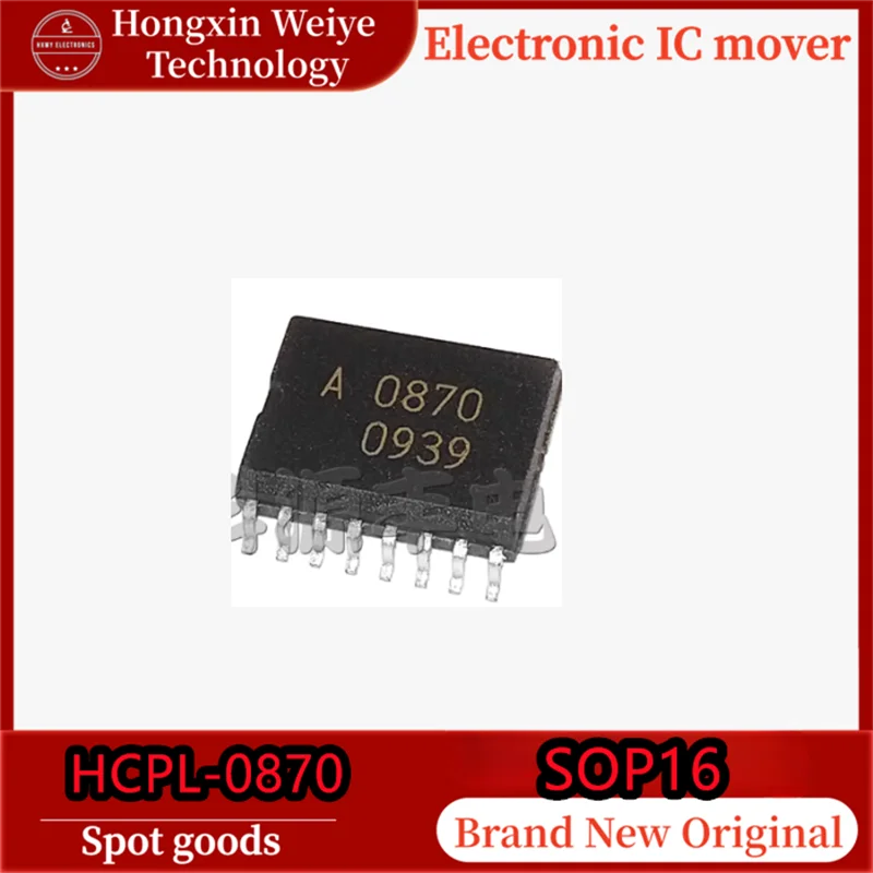 

(5/50 pieces) HCPL-0870 SMD Optocouple SOP16 Silkscreen A0870 100% Brand New Original Fast Shipping