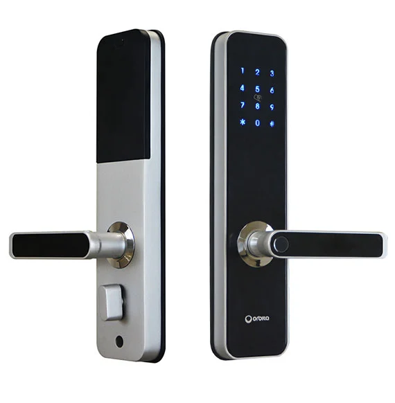 Orbita Waterproof Tuya WiFi App Smart Door Lock Biometric Lock Fingerprint Door Handle Smart Lock Wi-fi for Smart Home