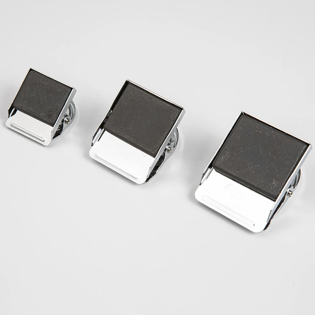 

10 PCS Magnet Clip Magnetic Metal Paper File Clips Strong Stainless Steel Square