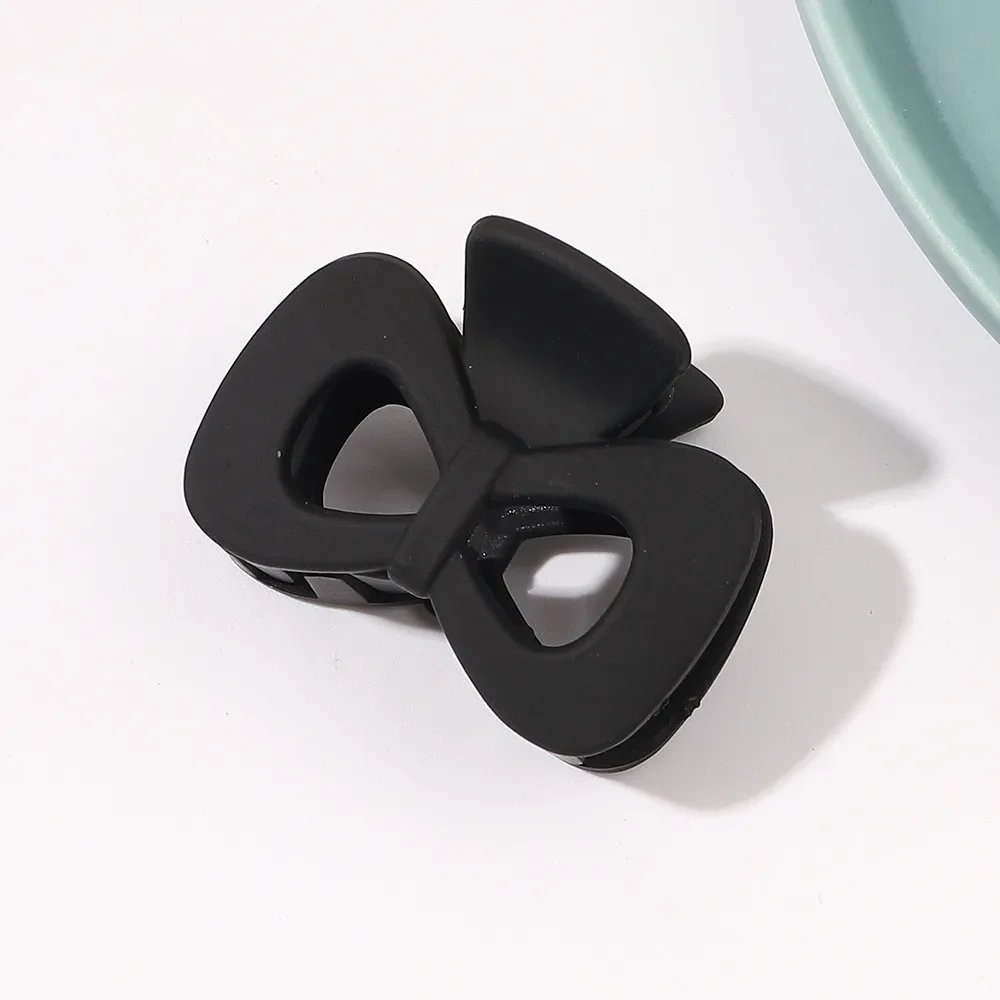 New Fashion Small Geometry Solid Colour Clip Hairpin for Women