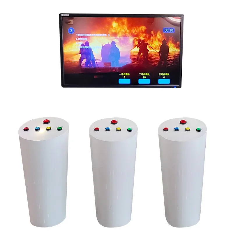 

Knowledge contest answering device multi-person wireless self-service answering table all-in-one machine