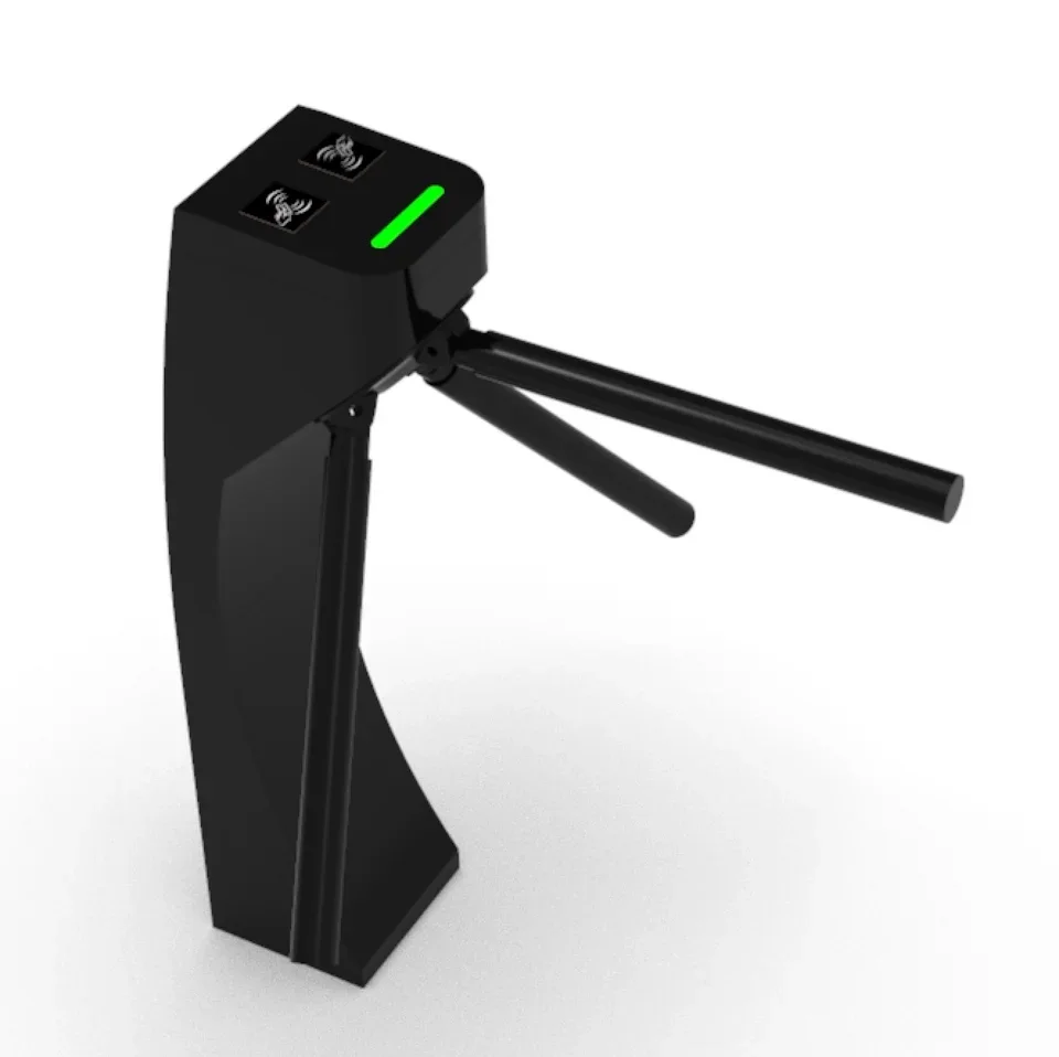 Intelligent Anti-Tailgating Vertical Tripod Turnstile Access Control Swing Barrier for Bus Supermarket Gym Scenic Spots