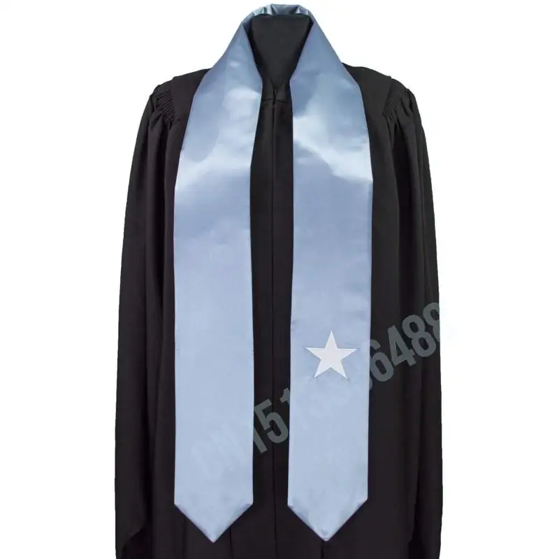 Somalia Flag Scarf Top Print Graduation Sash Stole International Study Abroad Adult Unisex Party Accessory