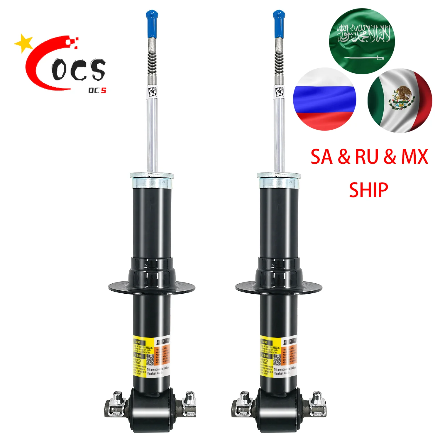 19353945 Pair Front Shock Absorber w/ Sensor for Cadillac Escalade EXT, ESV 07-14 / for GMC Sierra 1500 07-13 Yukon XL 07-14