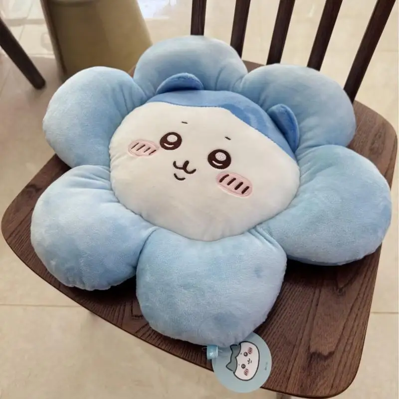 Kawaii Chiikawa Anime Hobby Hachiware Usagi Cartoon Petals Cushion Girl Office Sedentary Chair Cushion