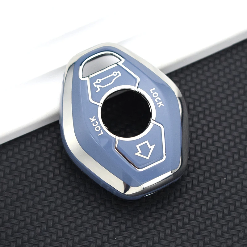 Funda de TPU para llave de coche, carcasa protectora, soporte Fob para BMW Serie 3, 5, 7, E38, E39, E46, E83, M5, 325i, X3, X5, Z3, Z4, accesorios