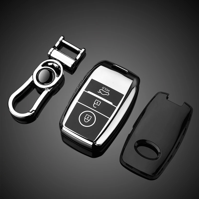 TPU Car Remote Key Case Cover Shell For KIA Rio Rio5 Sportage Ceed Cerato K3 KX3 K4 K5 Sorento Optima Picanto Accessories