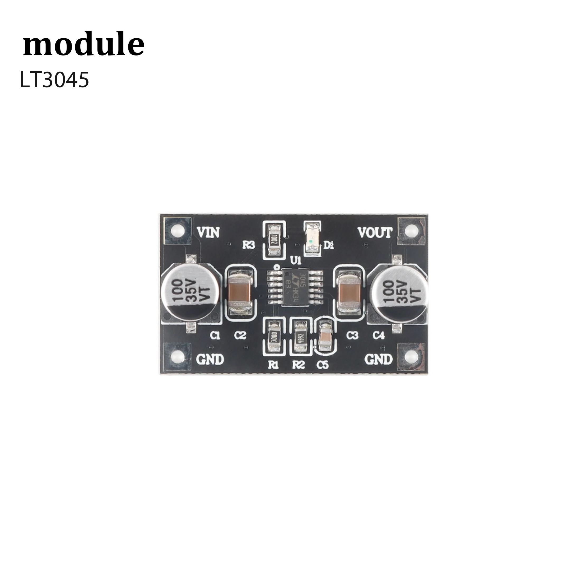 1pcs LT3045 Linear Regulator Step-Down Module Single-Supply Low-Noise Linear RF Power Supply Module 3.3/5V