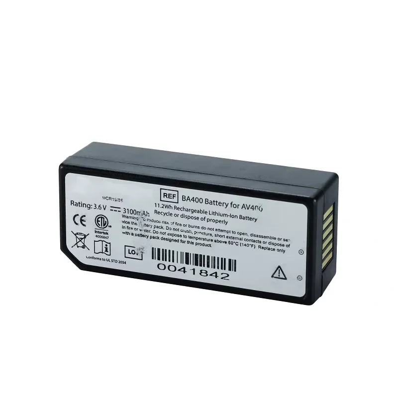 BA400 3.6V 3100mAh Li-ion Replacement Battery Pack for AccuVein AV400 Vein Finder Vein Visualization Viewer