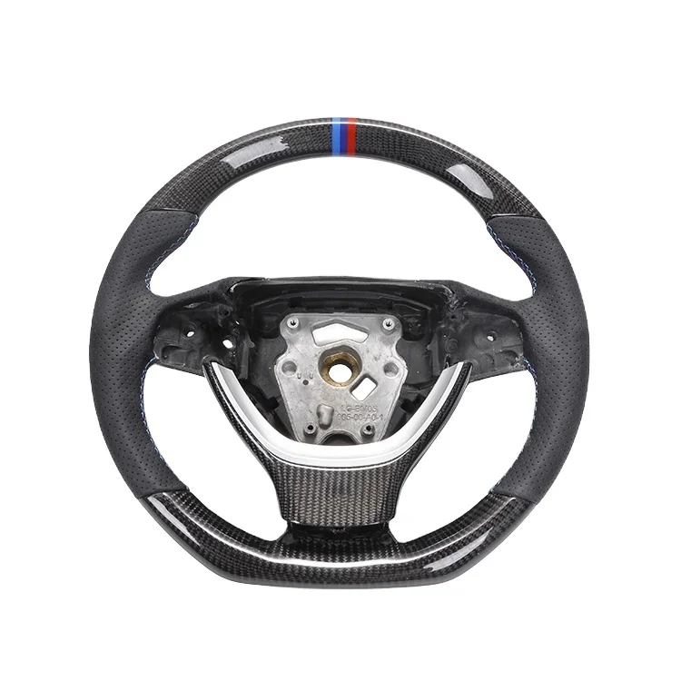 BFB Auto Parts For 5 Series F10 High Setting Car Customized Steering Wheel Carbon Fiber and Leathercustom