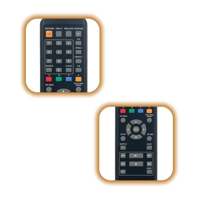 

RC-730DV Remote Control for Onkyo Blu-ray Player DV-BD606 DV-BD507 BD-SP807 Replace RC-732DV